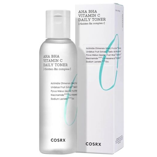 تونر روزانه روشن کننده AHA-BHA ویتامین سی کوزارکس COSRX AHA-BHA Vitamin C Daily Toner