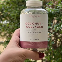 کوکونات کلاژن (100%اصل) مای ویتامینز کپسول 180 تایی 14 coconut collagen myvitamins 180