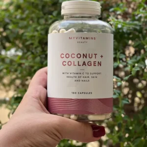 کوکونات کلاژن (100%اصل) مای ویتامینز کپسول 180 تایی 22 coconut collagen myvitamins 180
