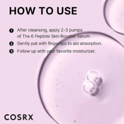 تقویت کننده پپتید کوزارکس Cosrx the 6 peptide skin booster serum 4