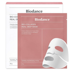 ماسک ورقه‌ای کلاژن‌ساز و آب‌رسانی عمیق بایودنس | پک 4 عددی