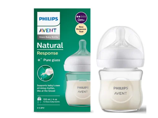شیشه شیر نچرال پیرکس 120 میلی لیتر فیلیپس اونت «philips avent»