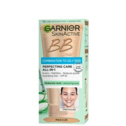 بی بی کرم گارنیر پوست مختلط تا چرب SPF25 حاوی هیالورونیک اسید