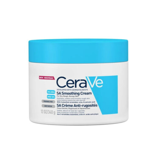 کرم کاسه ای مرطوب کننده قوی سراوی Cerave مدل Sa Smoothing وزن 340 گرم