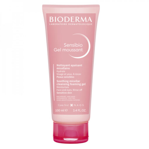 ژل فوم شستشو و میسلار صورت بیودرما مدل Sensibio Gel Moussant مناسب پوست حساس حجم 100 میل